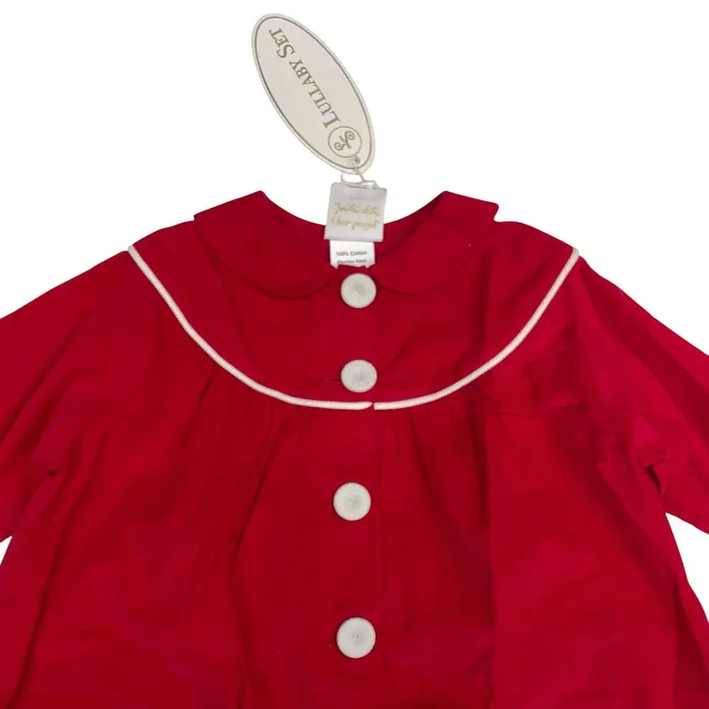 NWT Lullaby Set Size 6 Red Collette Coat